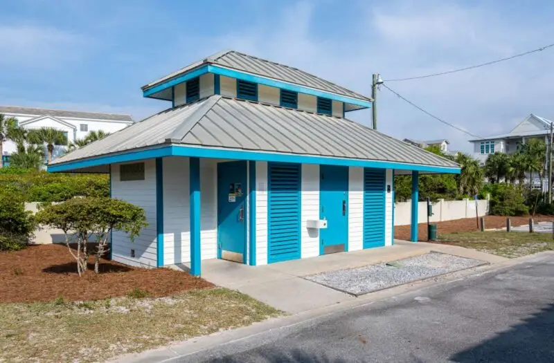 Gulfview Beach Access Bathhouse off 30A